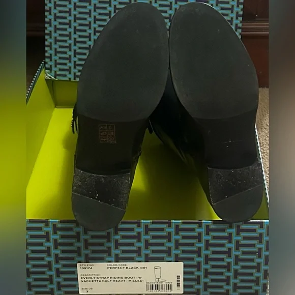 Tory Burch Black Knee-High Boots - Picture 6 of 10